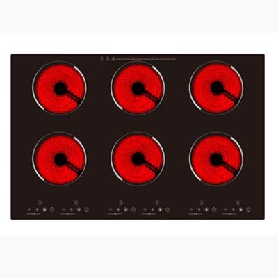 부드러운 세라믹 쿡탑 전기 인덕션 쿠커 2200W 핫 팟 및 방사성 요리