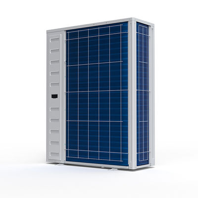 벽에 장착 된 20kw 공기 소스 열 펌프 220v 전기 물 난방 샤워 탱크