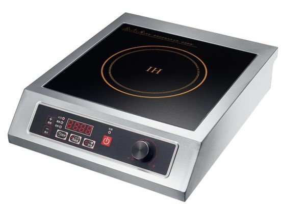 피에조 일렉트릭 세라믹 발화와 함께 220V 평면 상업용 인덕션 코커 2000w