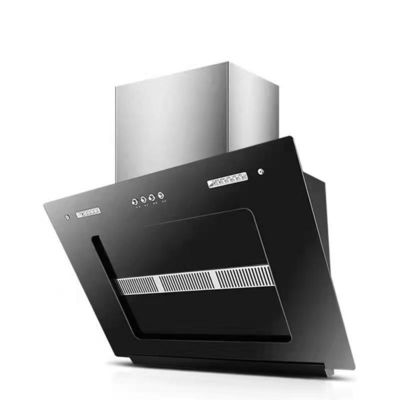 200W 전력 및 천장에 장착 된 램프블랙 머신을 가진 흡수 섬 레인지 후드