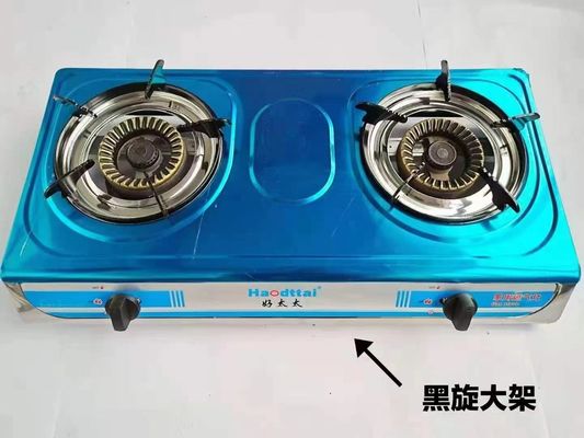 가정 부엌 테이블 가스 오븐 철 연소 가스 요리 오븐 2 연소 노즐과 연소