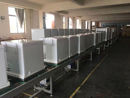 용량 90L 12v 220v ac dc 냉장고 자동차에 대한 미니 냉장고