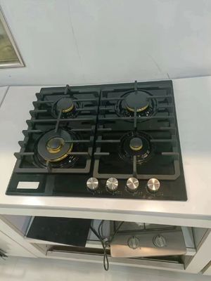 금속 손잡이 및 청동 노즐 4 가스 1 단일 전기 적외선 세라믹 호브
