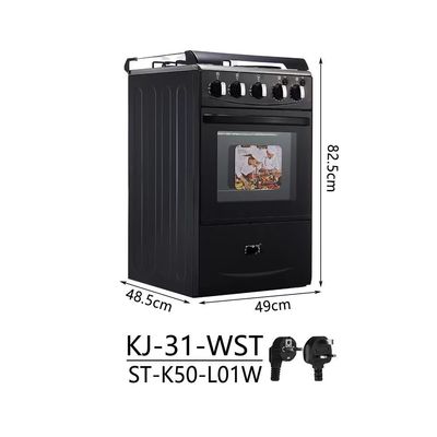 섬세한 부엌 합리적인 Flameout 보호와 함께 상업용 4 번 연소 가스 오븐