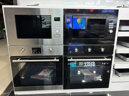 가족 스테인리스 스틸 전기 오븐 큰 용량 기계 타이머 제어 단일 OEM