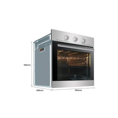 가족 스테인리스 스틸 전기 오븐 큰 용량 기계 타이머 제어 단일 OEM