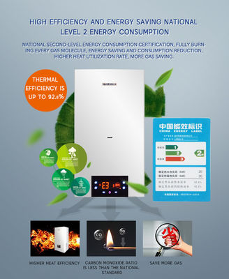 20KW 천연 가스 벽에 장착 된 가전 가온화 스테인리스 스틸 재료