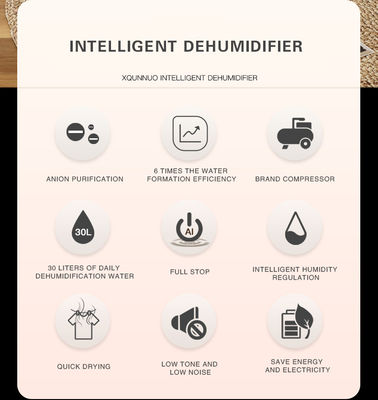 탈습 용량 30L 수직 가구 휴대용 에어컨 탈습기