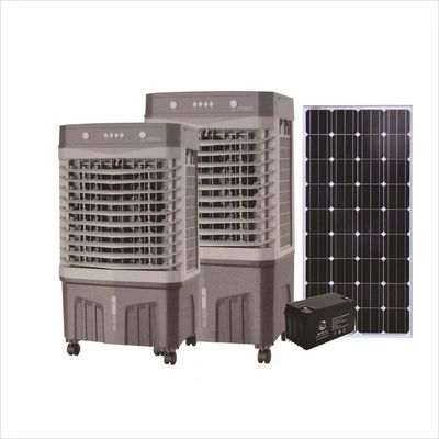 개인 Mold Dc12v 태양 에너지 증발 공기 냉각기 원격 제어 태양 물