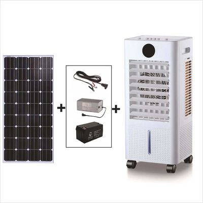 개인 Mold Dc12v 태양 에너지 증발 공기 냉각기 원격 제어 태양 물