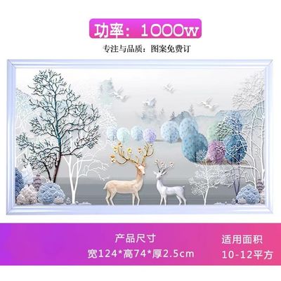 벽/상장 장착 1000W 전기 패널 CE 탄소 결정과 적외선 난방