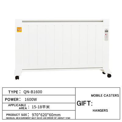 전기 LCD 디스플레이 와이파이 앱 벽에 장착 된 욕실 라디에이터 컨벡션 히터 1600W 220V