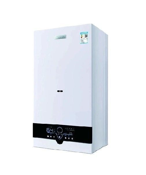 벽에 장착 된 28KW 가스 워터 히터 140-160 평방 미터 듀얼 밸런스드 플루