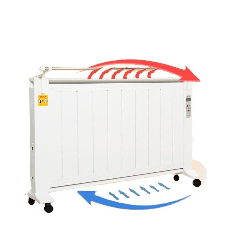 전기 LCD 디스플레이 와이파이 앱 벽에 장착 된 욕실 라디에이터 컨벡션 히터 1600W 220V